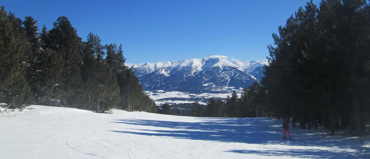 vue de la piste verte 